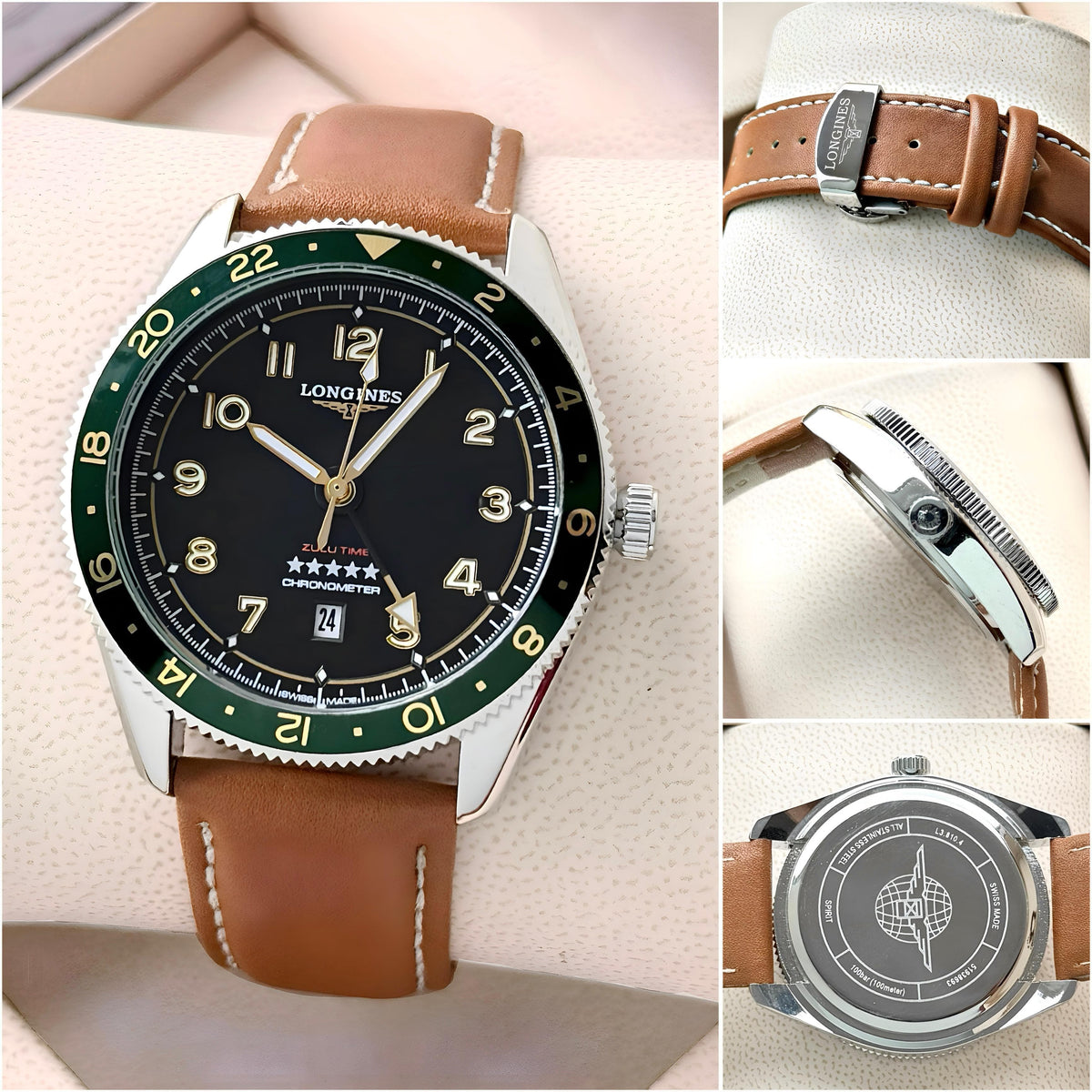 Lon.gines Zulu Time Chronometer