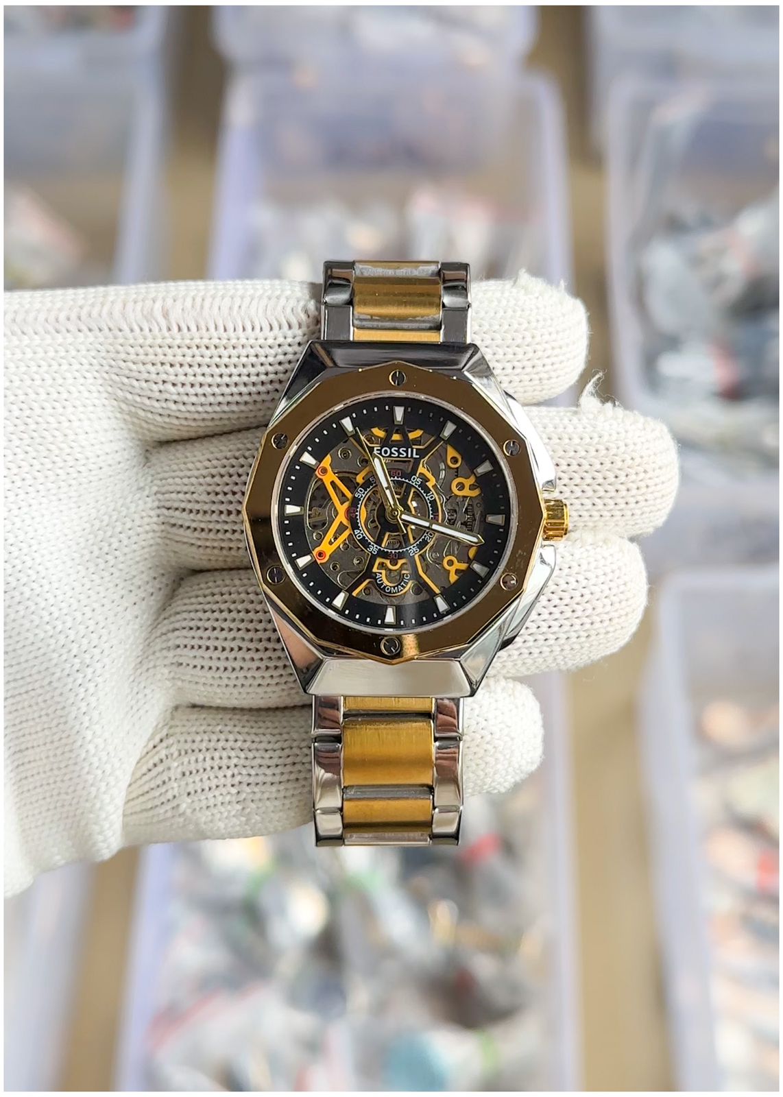 Fos.sil Evanstone Automatic Skeleton