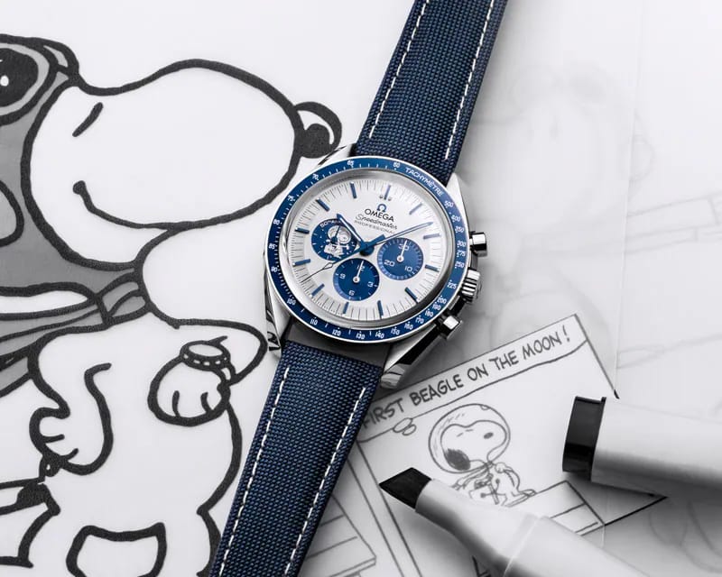 Om.ega speedmaster Snoopy 50Th Anniversary