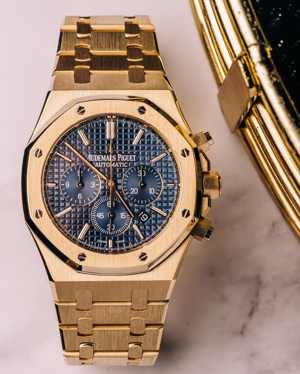 Aude.mars piguet Royal Oak Chronograph