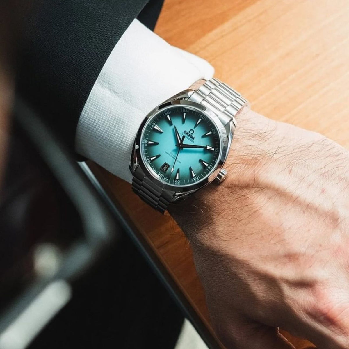 Om.ega Seamaster Aqua Terra 150M Turquoise