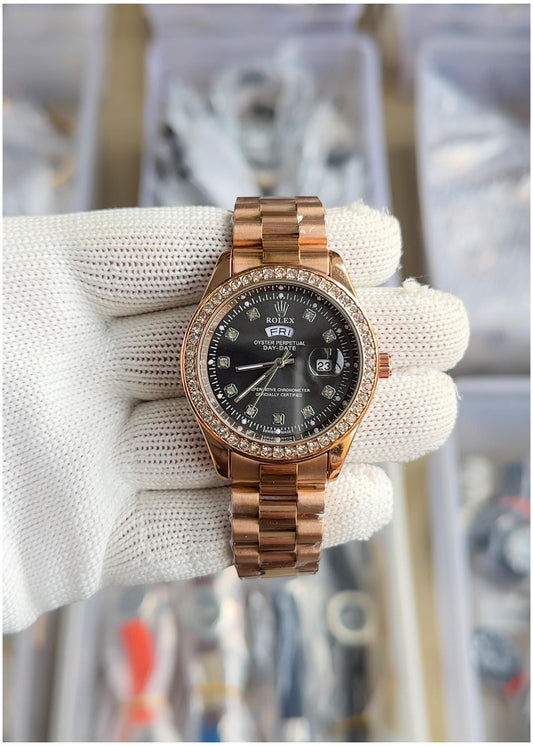 Rol.ex Oyster perpetual Day Date Diamond 40 Battery