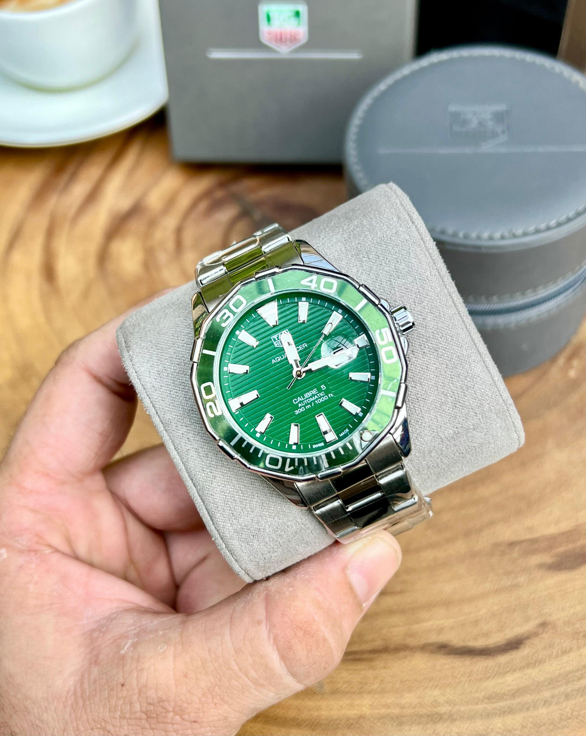 NewTag Heuer Aquaracer Green