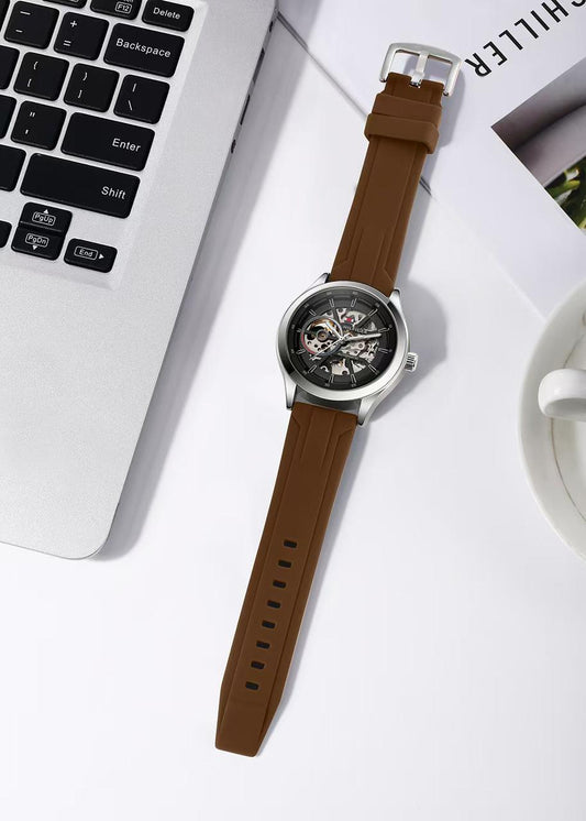 Tom.my_Hilfiger Automatic Skeleton Silicon