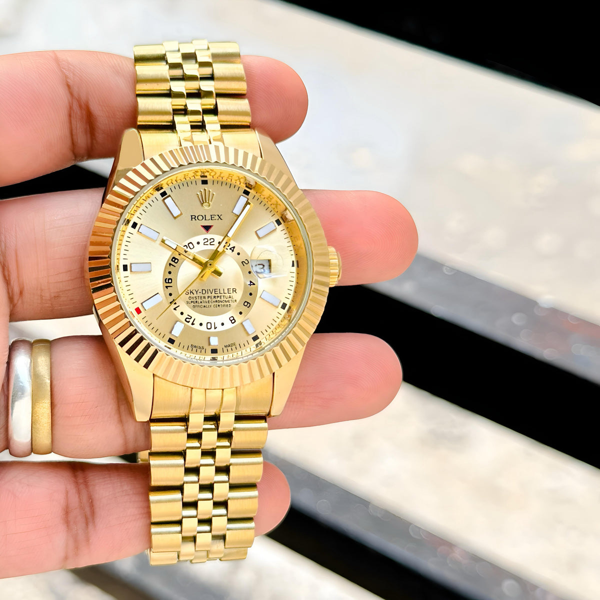 Bold. Refined. Unmatched, The Rol.ex Sky-Dweller Gold era