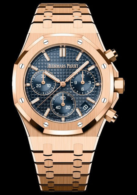 Aude.mars Pigeut Royal Oak Chronograph Blue