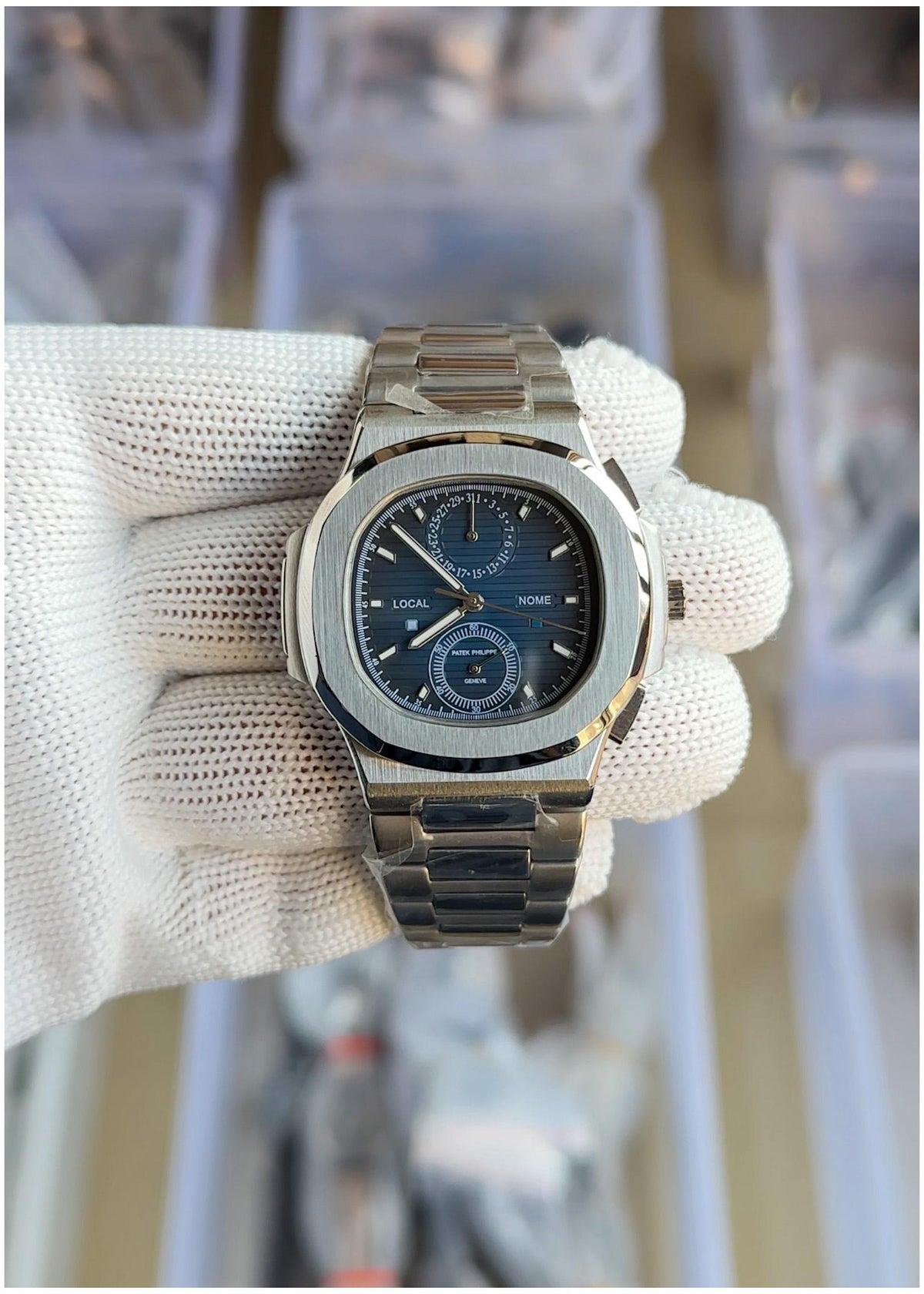 New Patek_philippe Aquanaut 5968 Battery Japan Machine