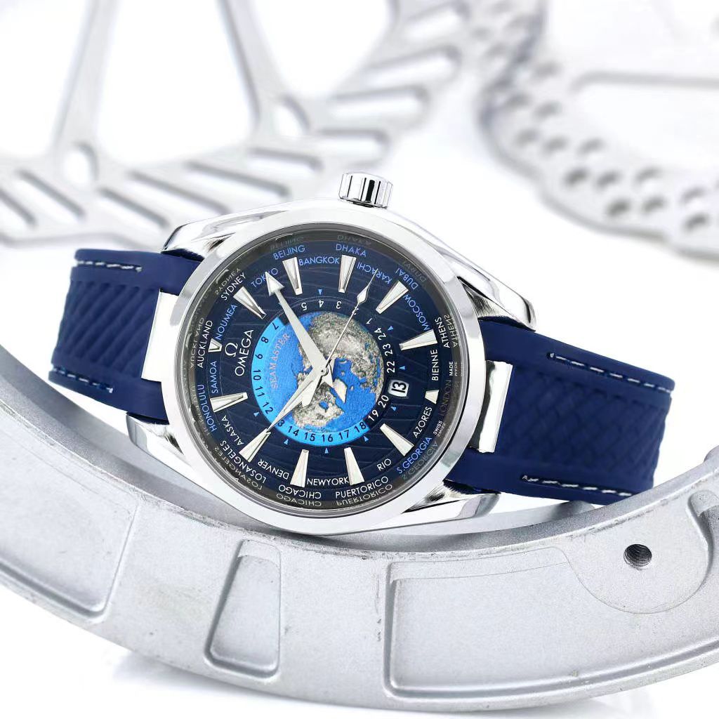 Om.ega Seamaster World Map