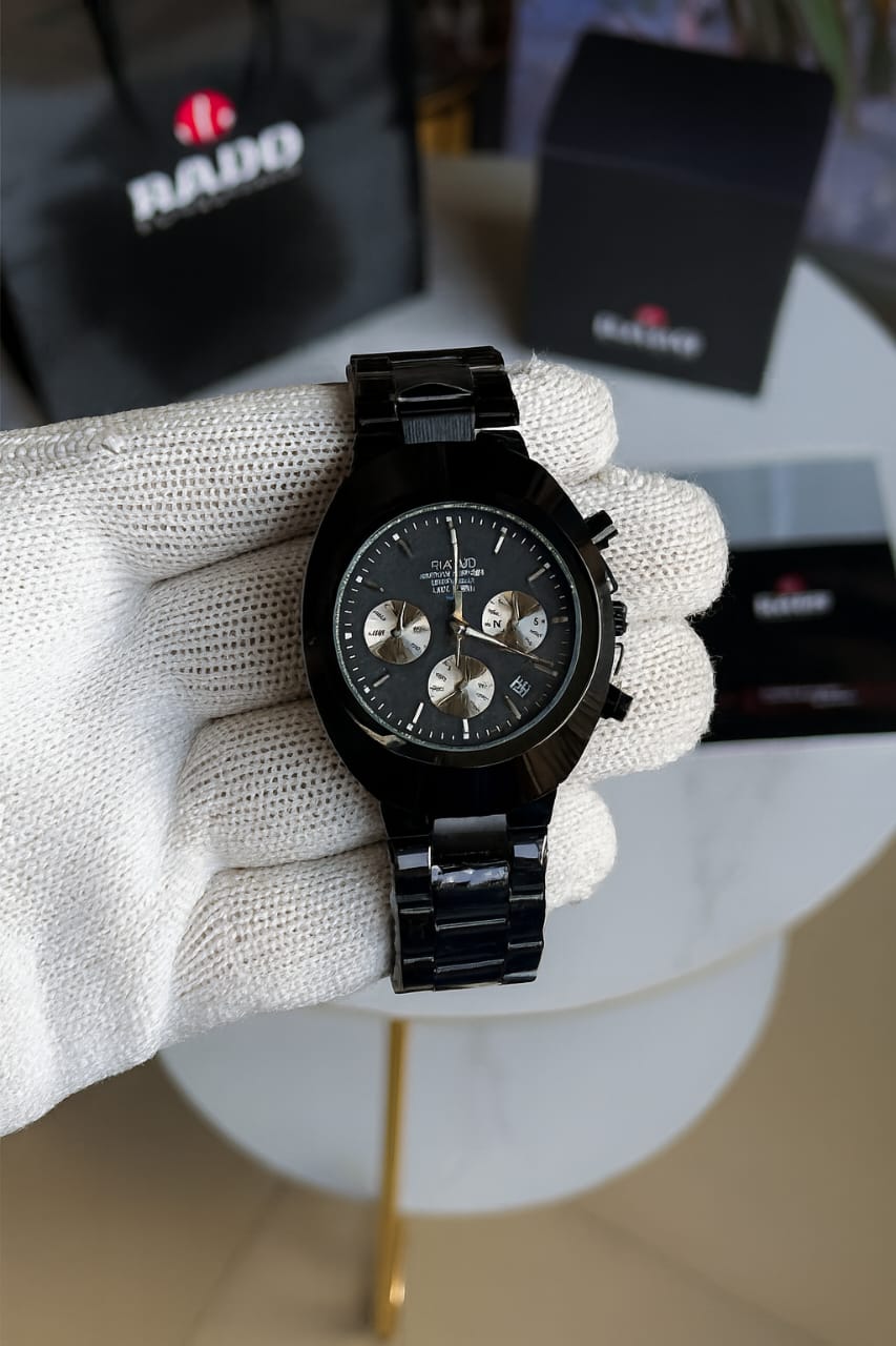 Ra.do chronometer 100m Black