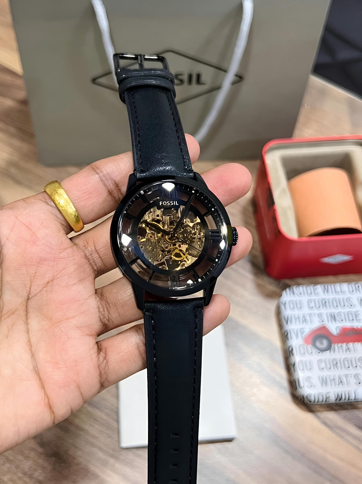 Fos.sil Townsman Black-Black