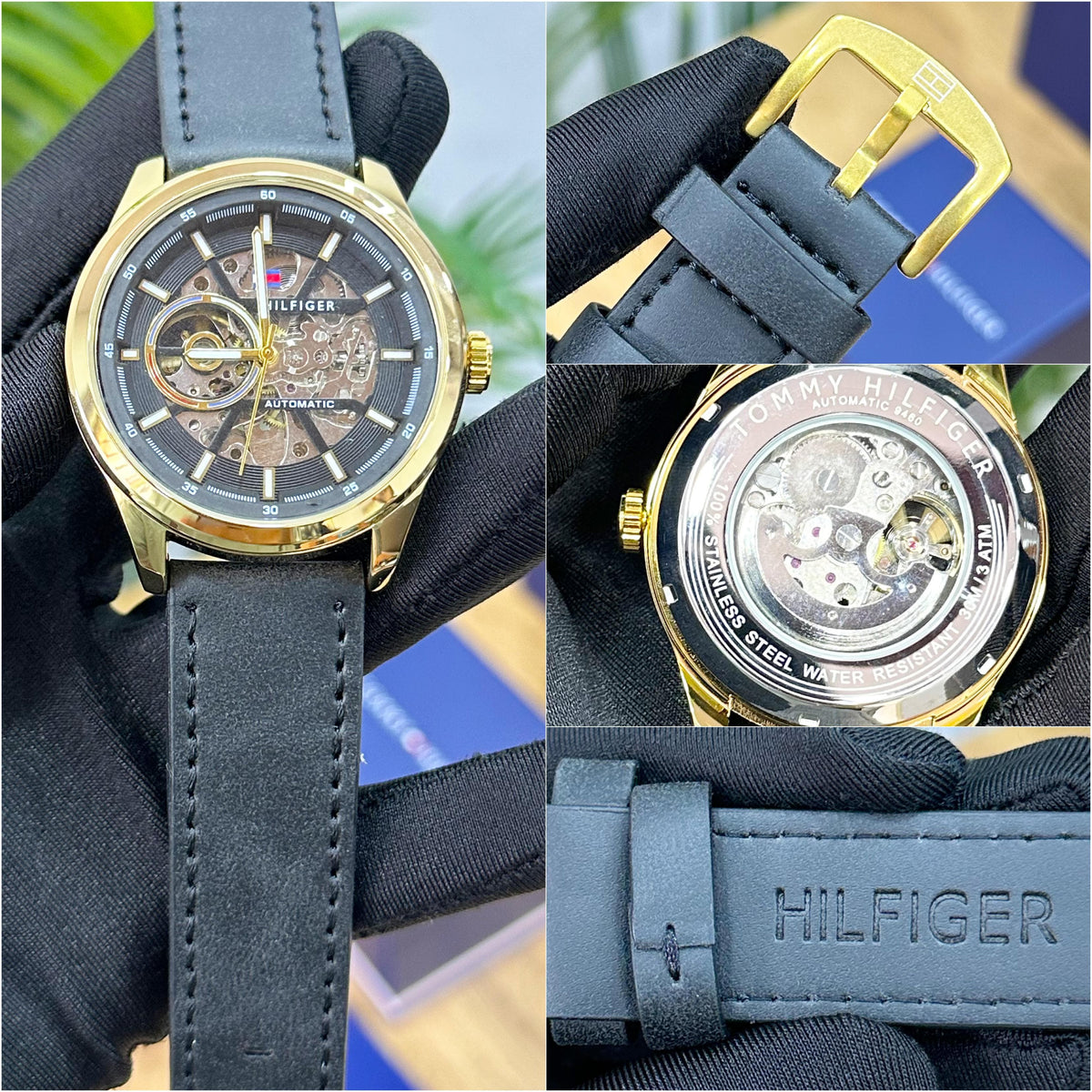 EVER ROCKING! TOMMY HILFIGER GOLD BLACK