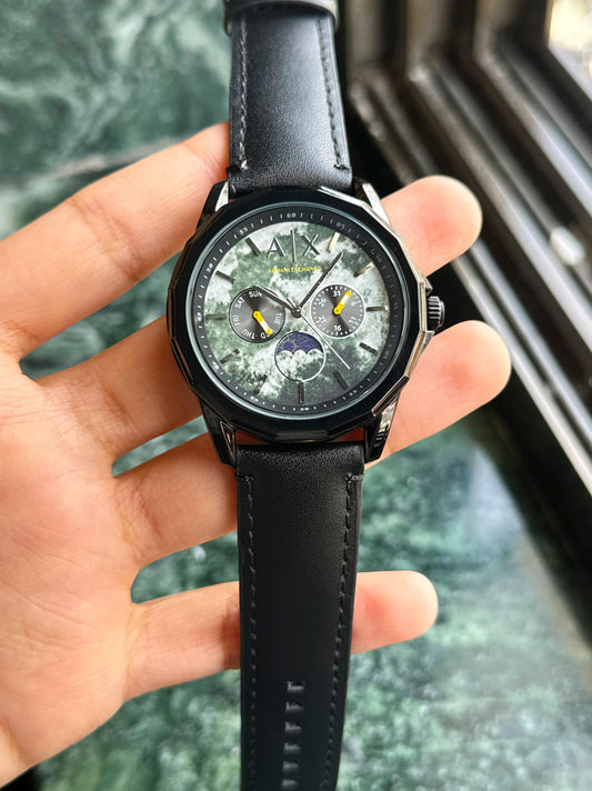 AR.MANI EXCHANGE MEN'S MOONPHASE MULTIFUNCTION