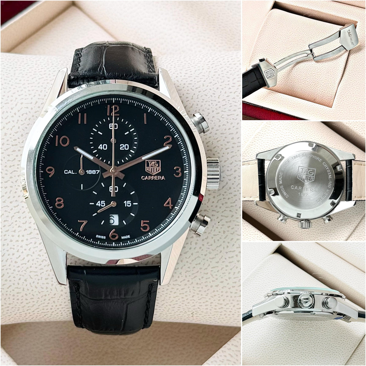 NewTAG Heuer Carrera Heritage Calibre 16 Chronograph.