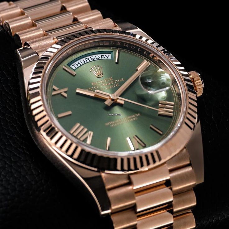 Rol.ex Oyster perpetual Day Date Automatic Copper-Green