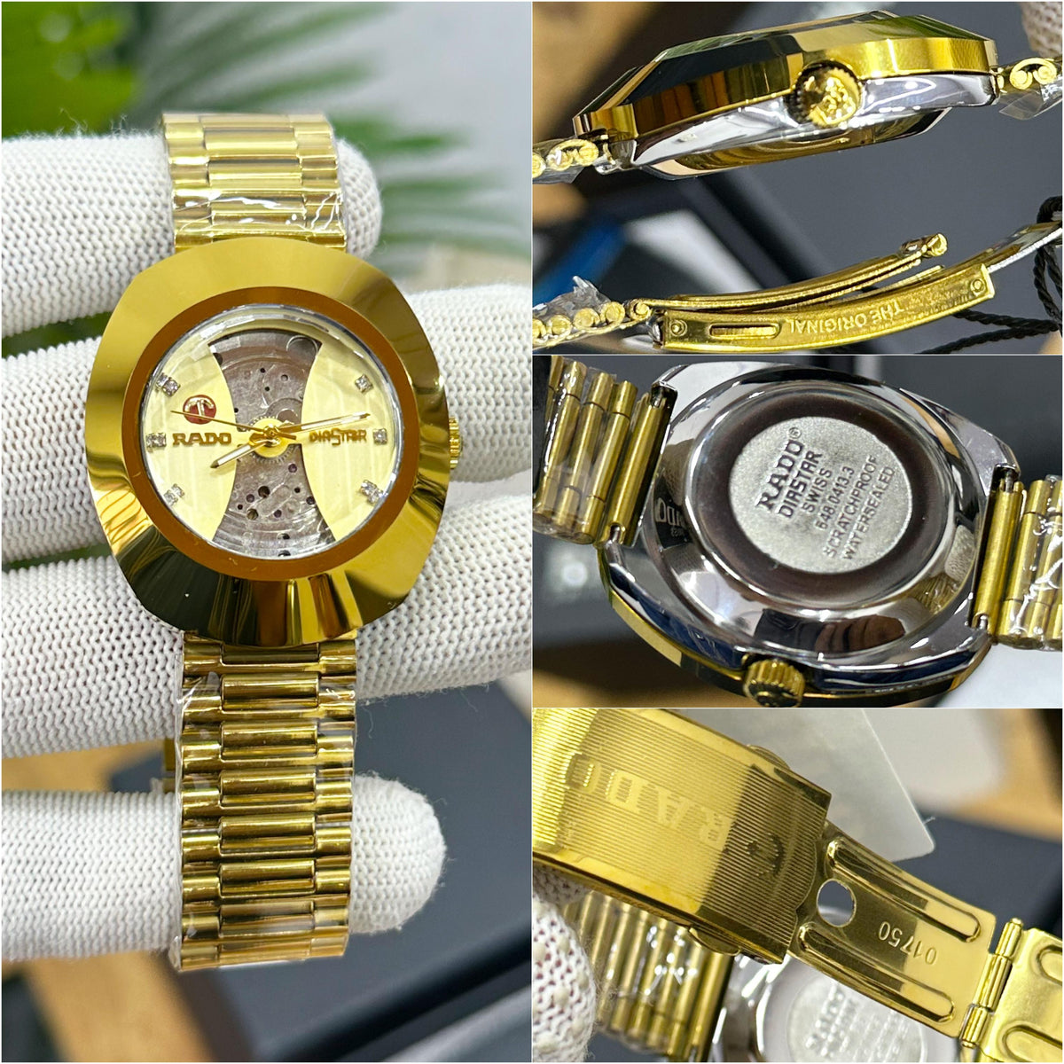 RA.DO DIASTAR ORIGINAL OPEN HEART AUTOMATIC GOLD