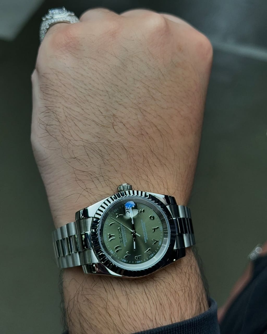 Sei.ko Oyster Perpetual Date Just Movment Like Automatic Arabic