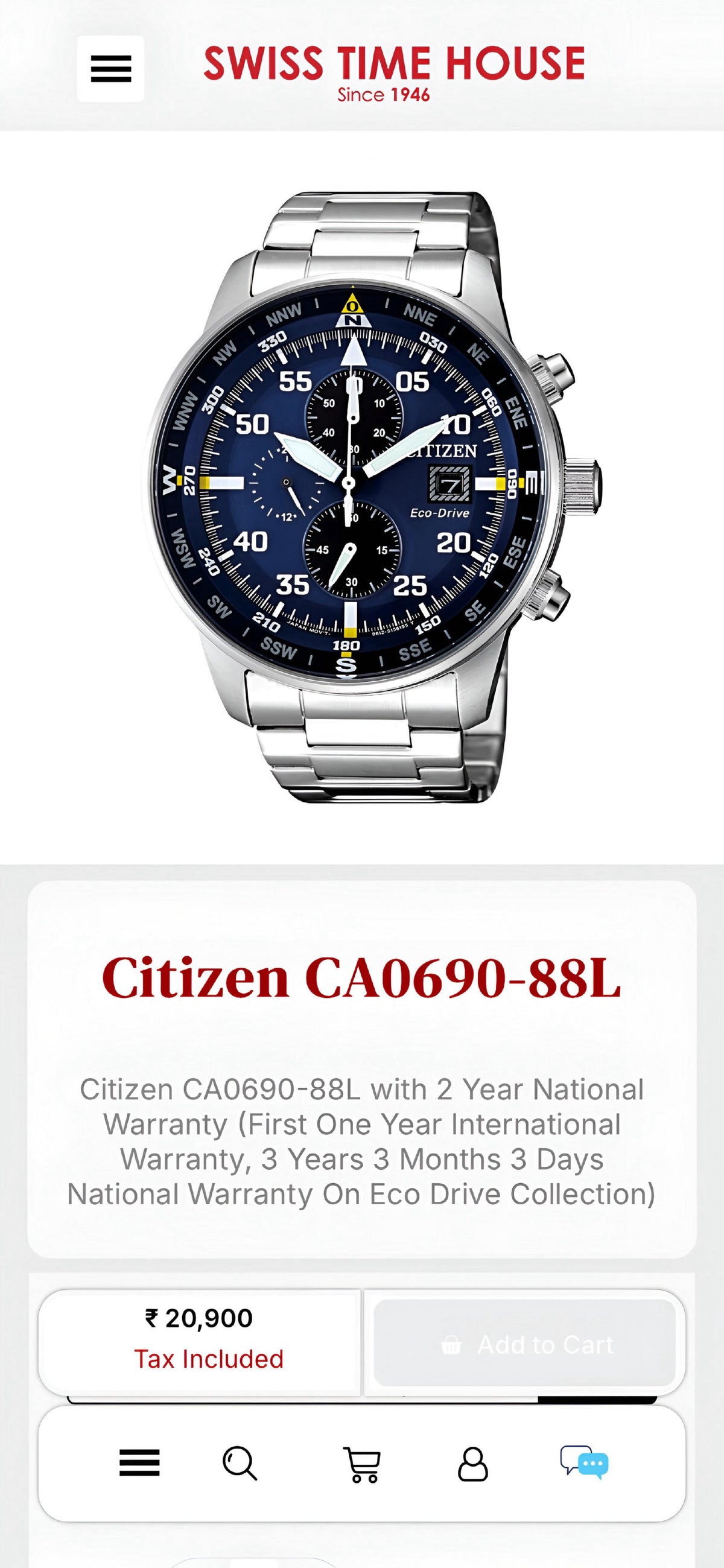Citi.zen Premium Eco-Drive Catalog Model