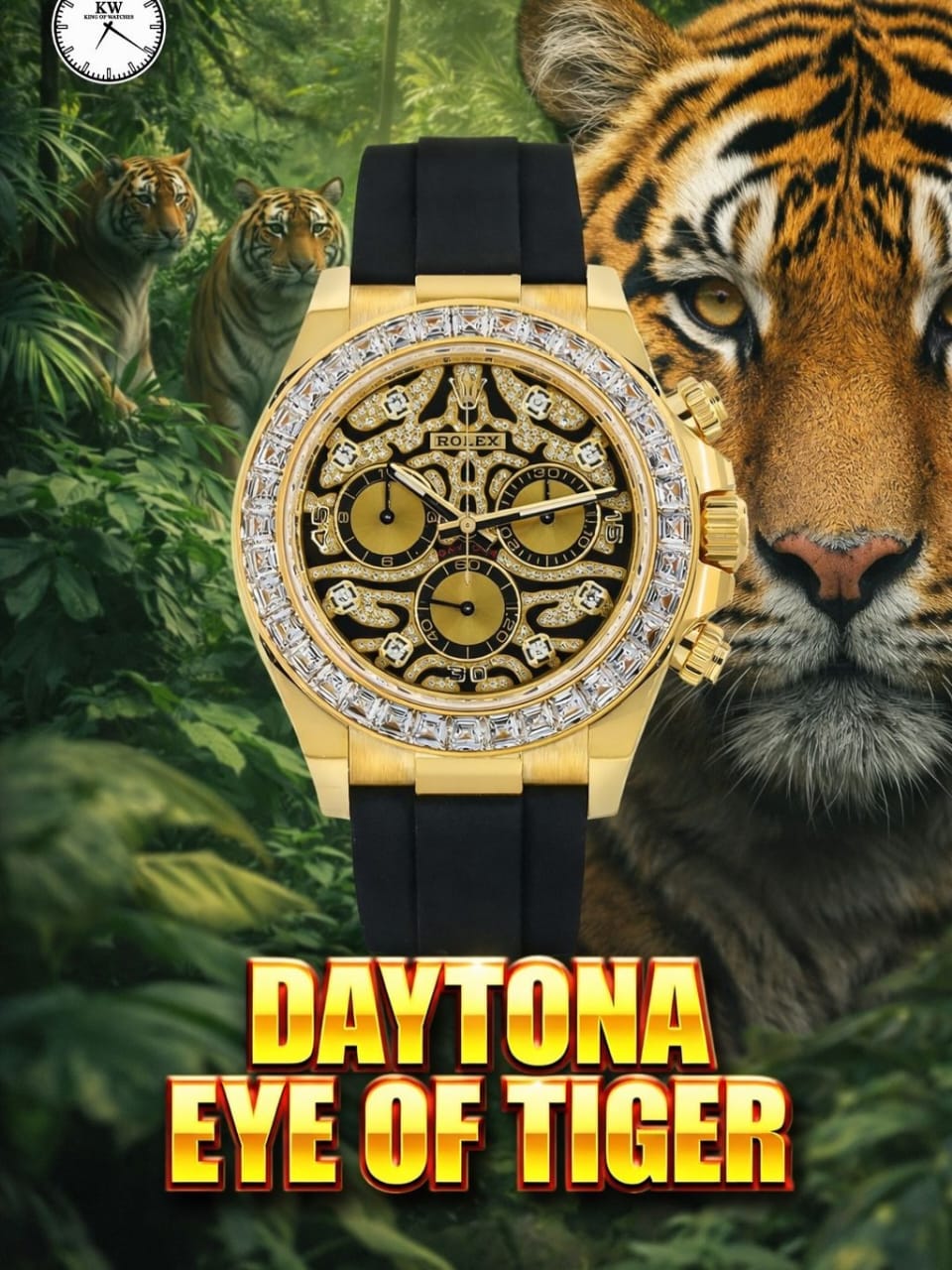 Rol.ex Oyster Perpetual Tiger Gold