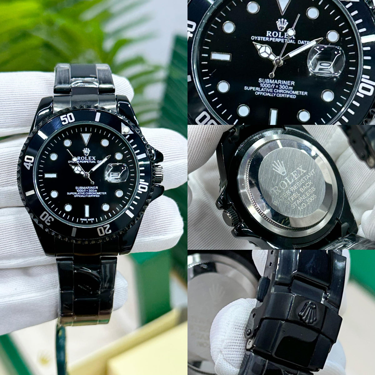 ROL.EX SUBMARINER ALL BLACK