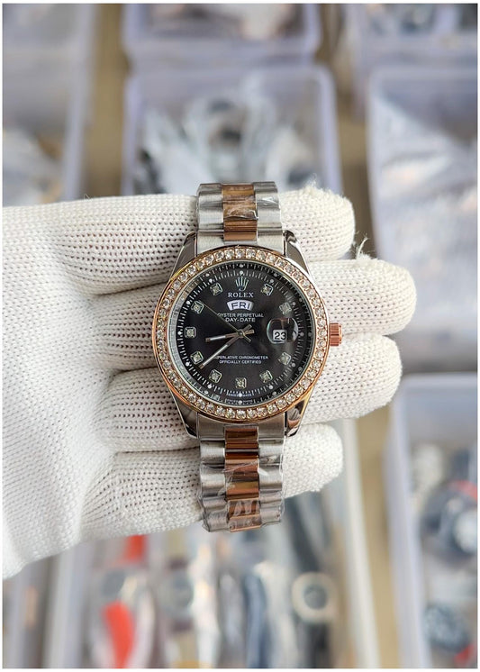 Rol.ex Oyster perpetual Day Date Diamond 40 Battery