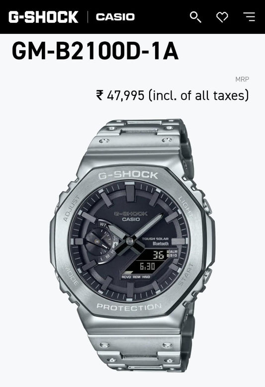 New Casio G shock gm2100