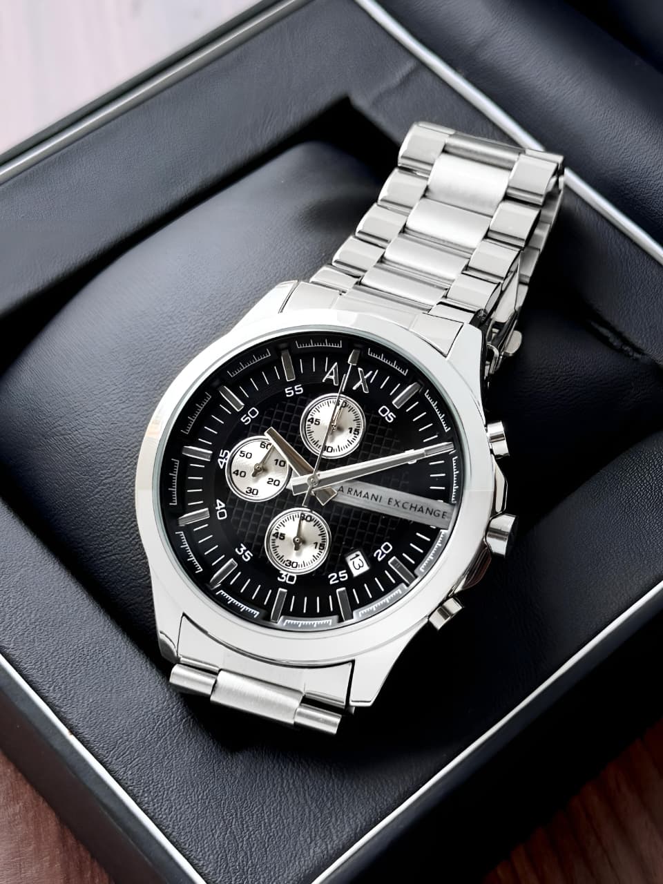 Ar.mani Exchange Hampton Silver-Black