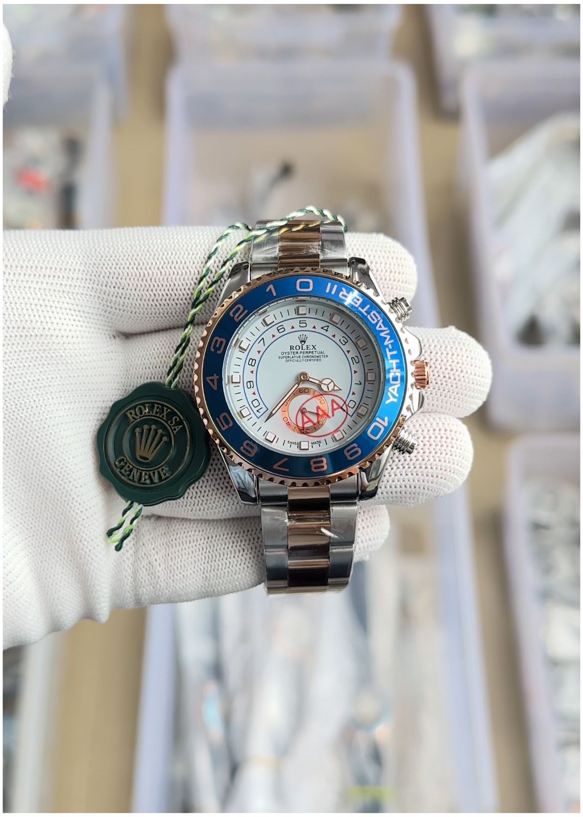 Rol.ex Oyster Perpetual Yach Master Battery