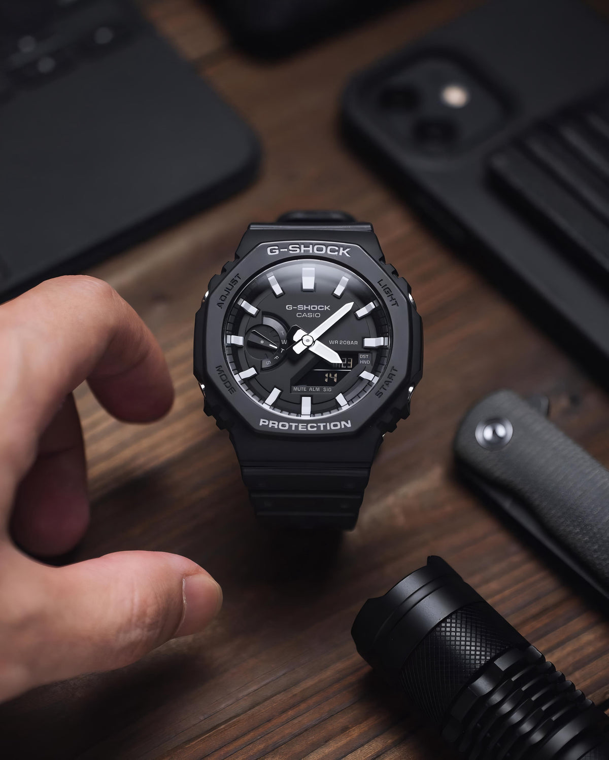 Wrist roll with Hot Selling G-Shock GA 2100 exclusive