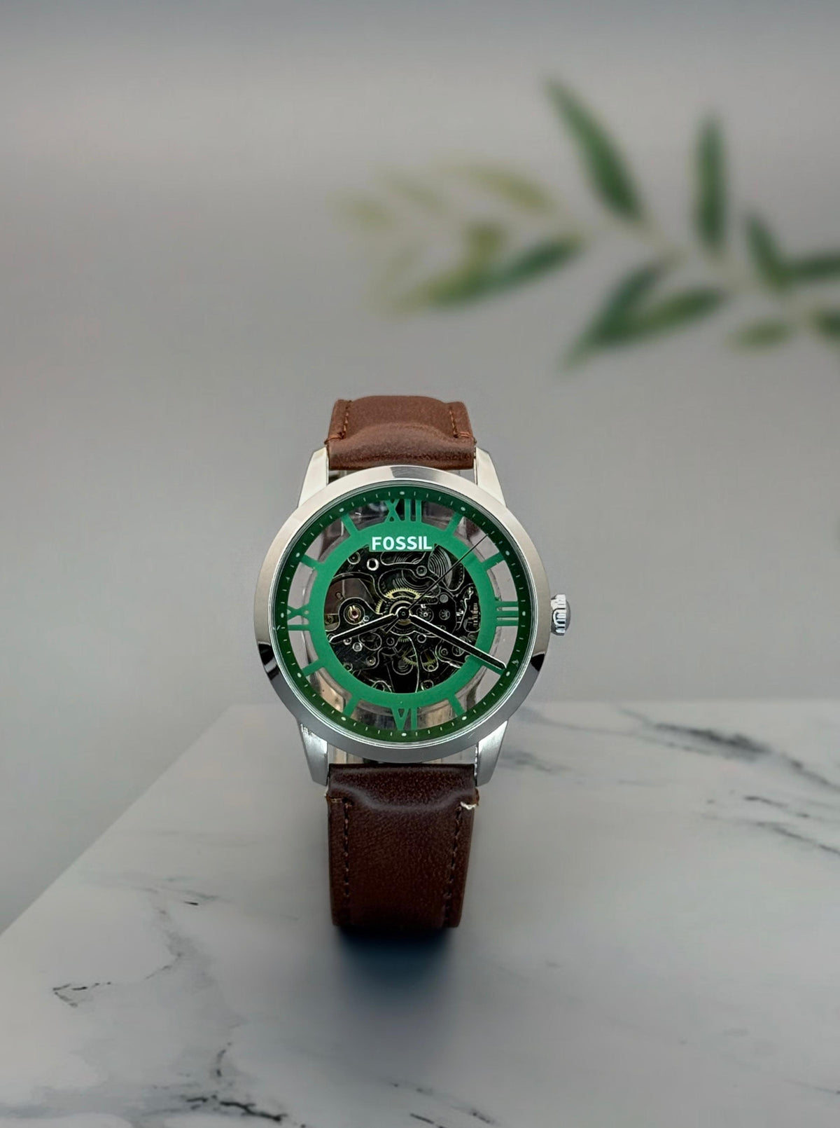 FOS.SIL TOWNSMAN GREEN FIGURE