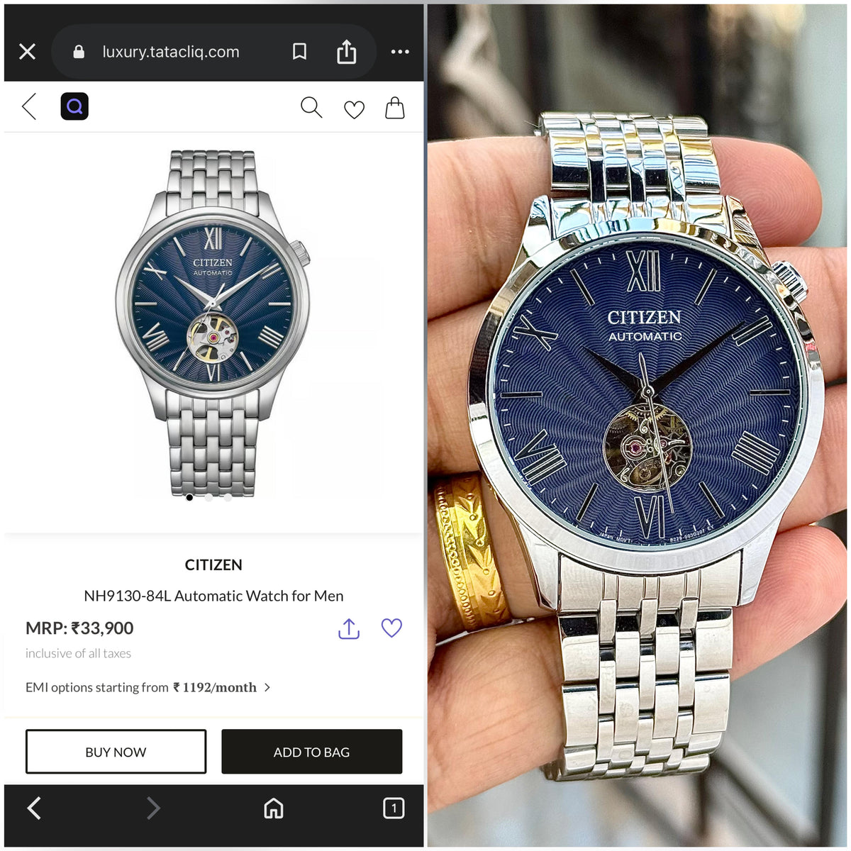 Citi.zen Mechanical Open Heart Automatic