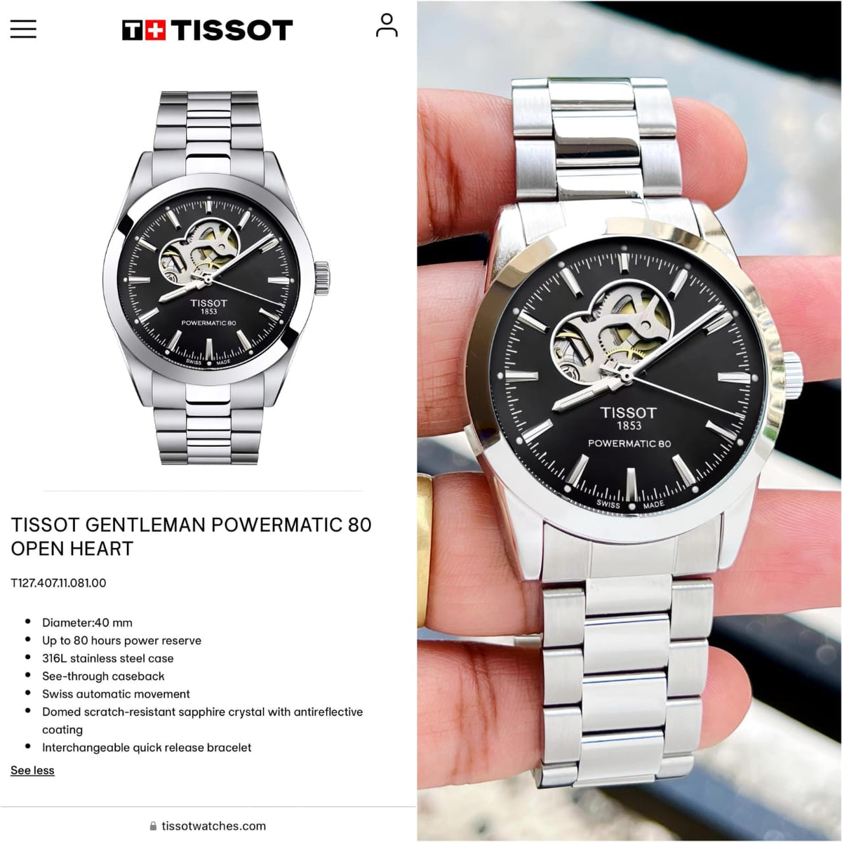 Tis.sot 1853 Powermatic 80