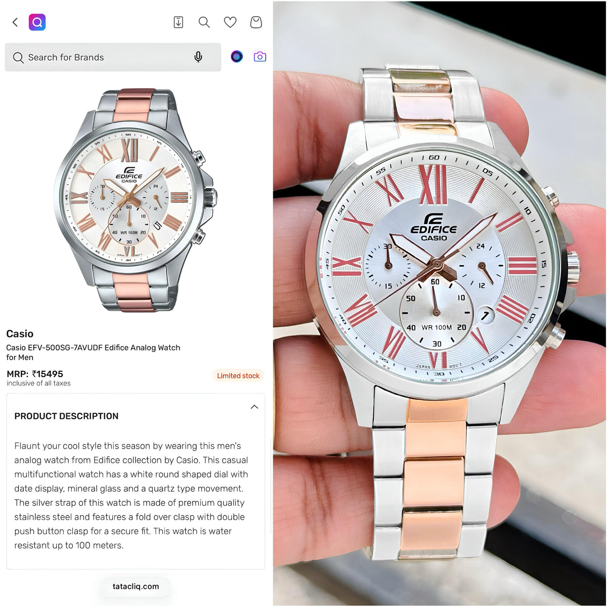 Ca.sio Edifice Chronograph JAPAN