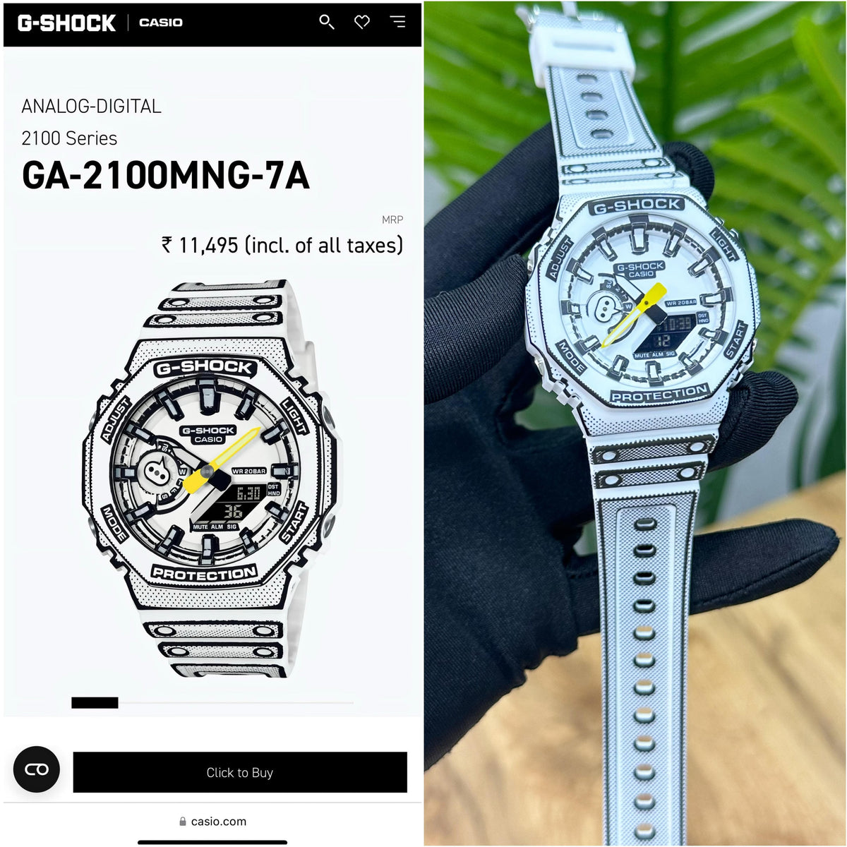 NEW G SHOCK MANGA THEME 
GA 2100