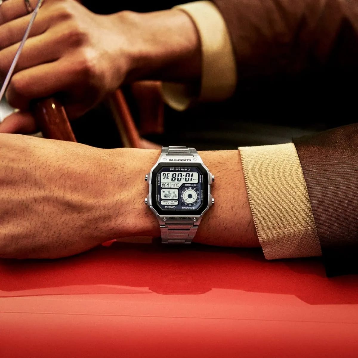 NEW CASIO ILLUMINATOR AE-1200 series ALL STEEL