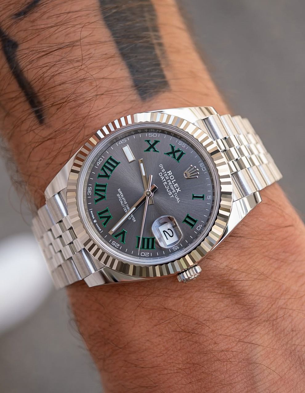 Rol.ex Datejust Wimbeldon Edition