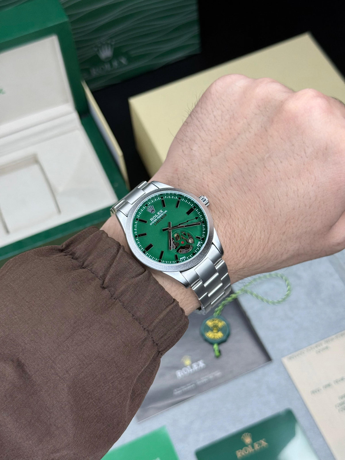 Rol.ex Oyster Perpetual Label Noir Automatic