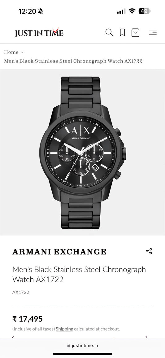 Ar.mani Exchange Gunmetal