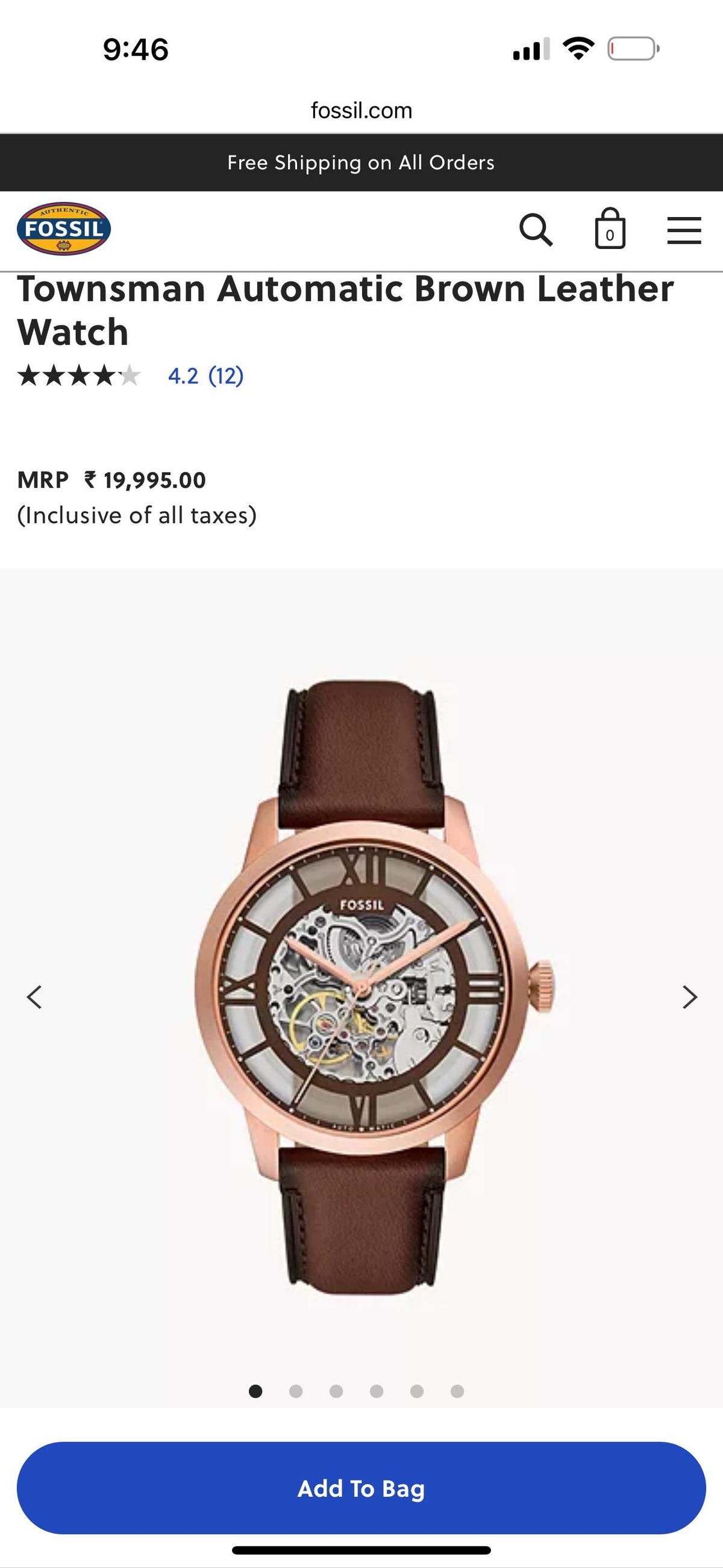 EXCLUSIVE LIVE FOS.SIL TOWNSMAN BROWN