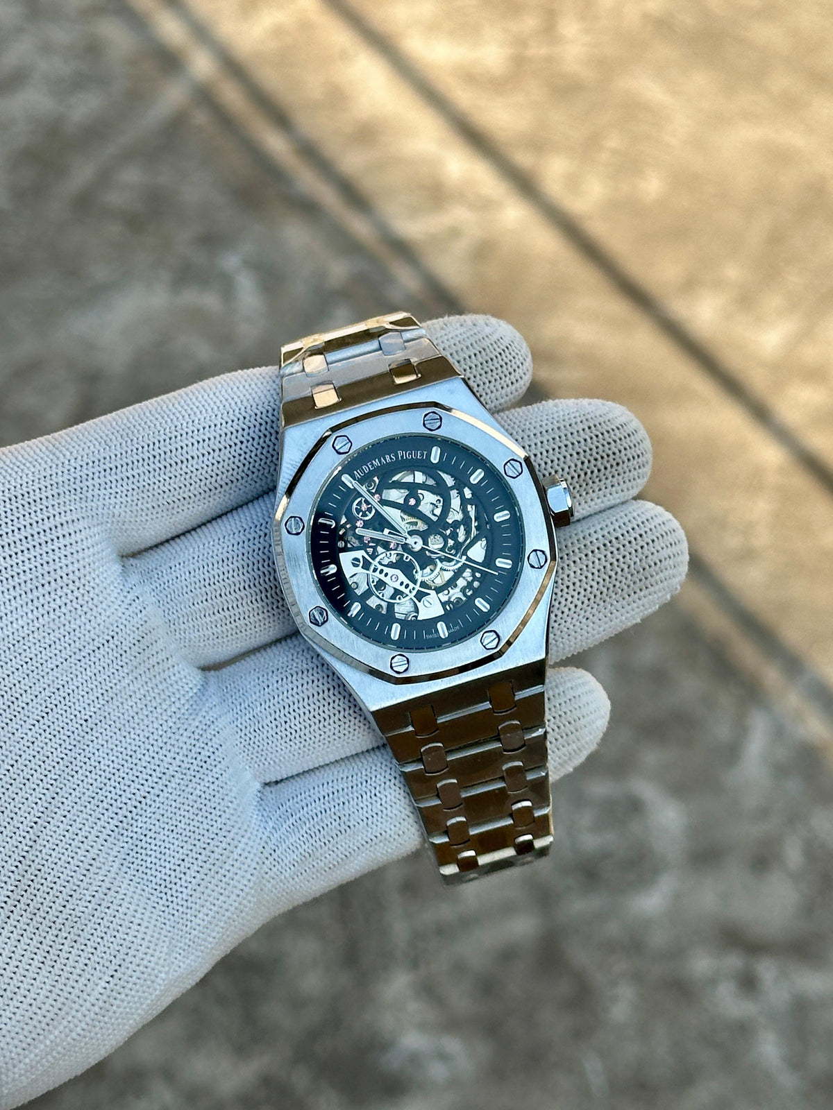 Aude.mars piguet Royal Oak Skeleton Automatic