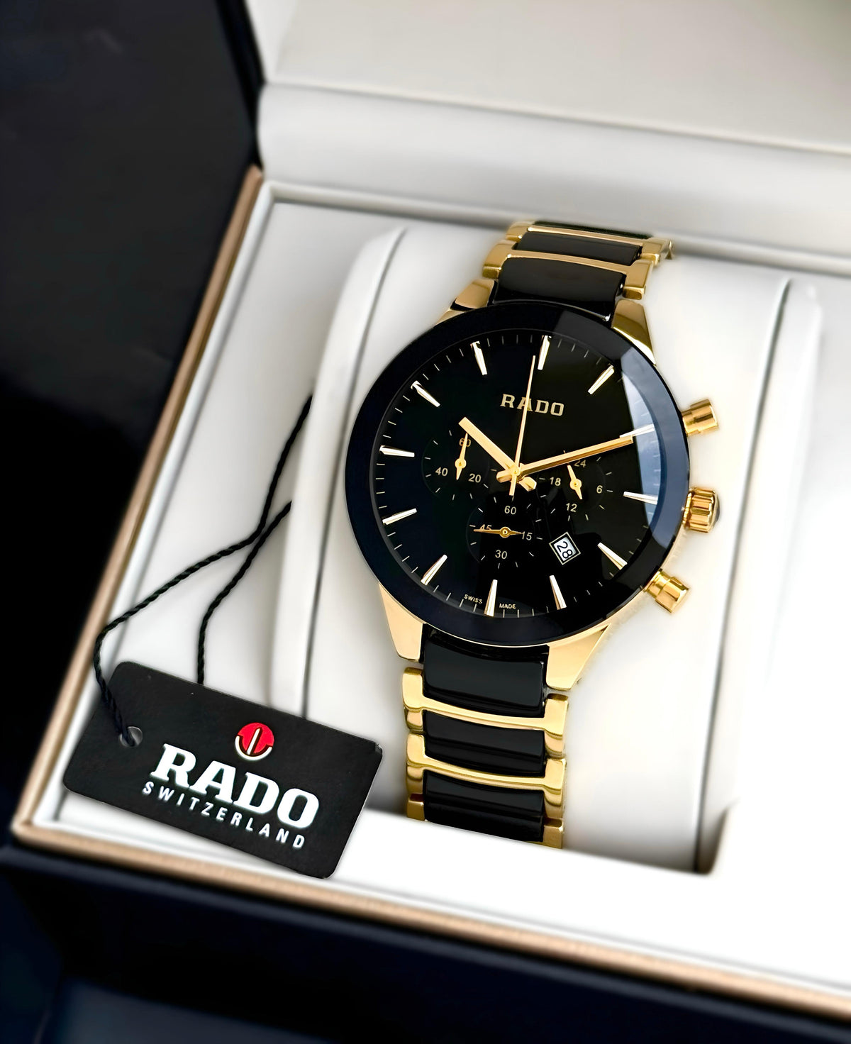 RA.DO CENTRIX CHRONOGRAPH BLACK & GOLD