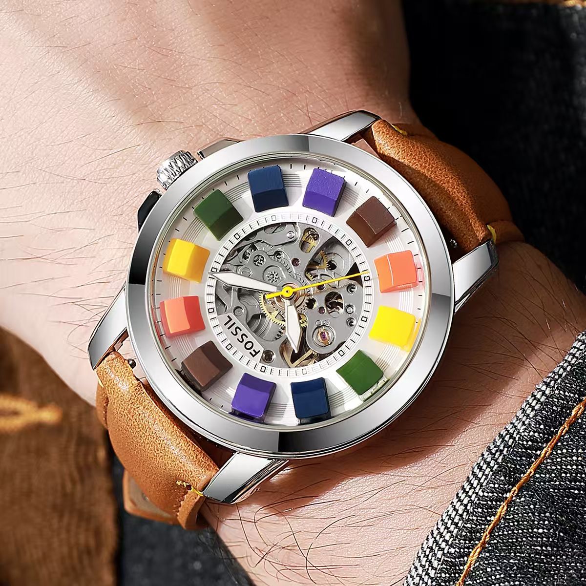 Fos.sil Grand Multi Skeleton Automatic