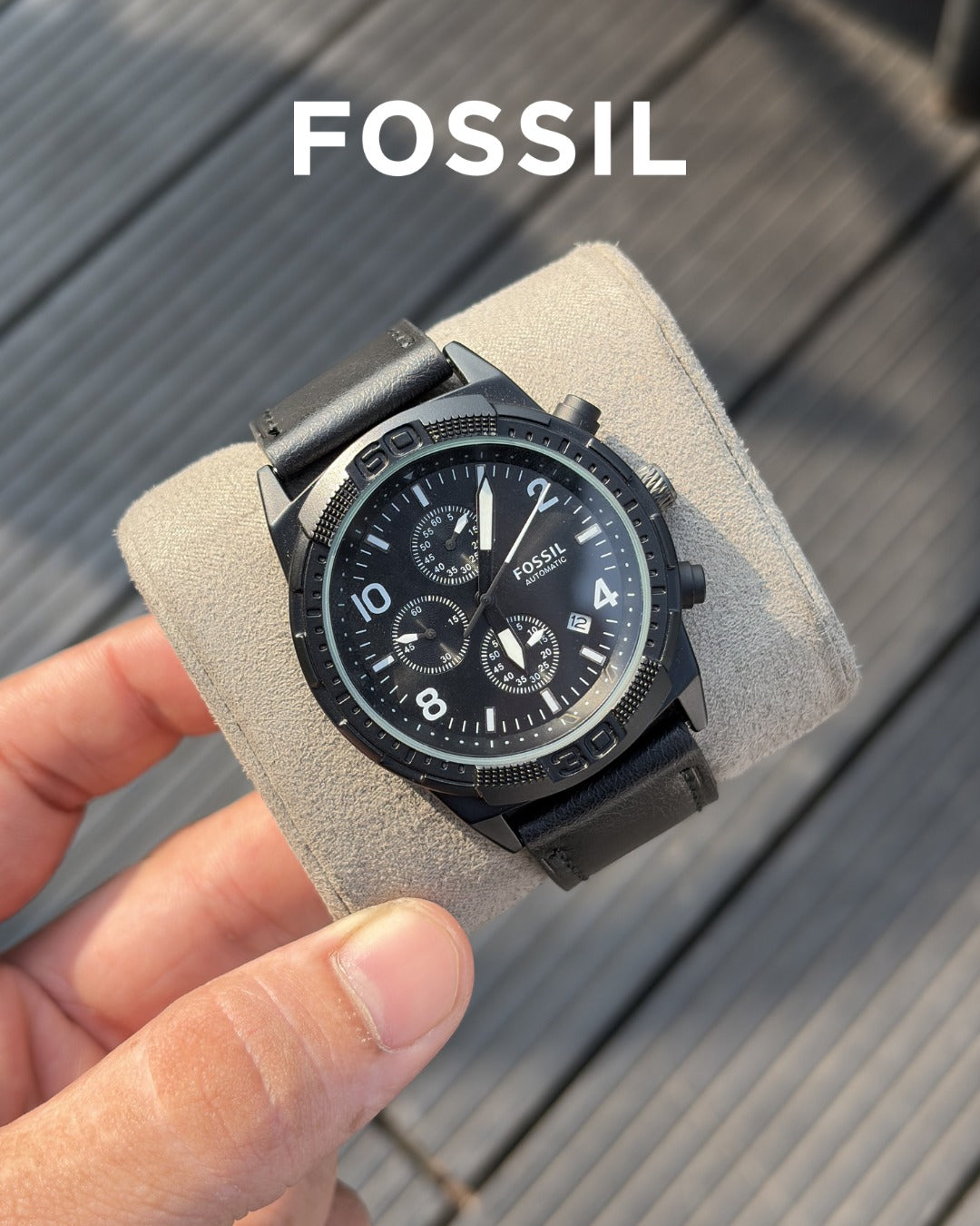 Fos.sil Bronson Chronograph Luggage Leather