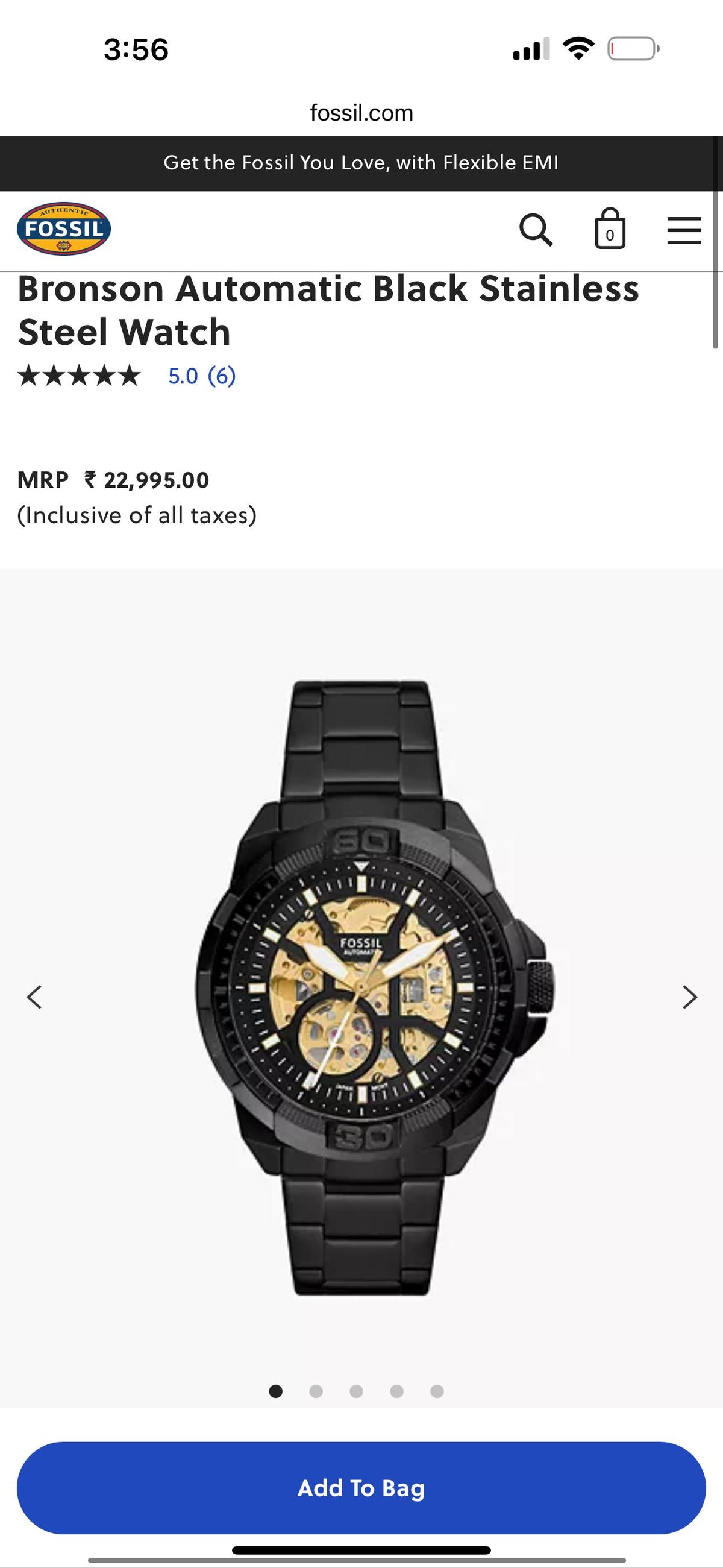 FOS.SIL BRONSON AUTOMATIC