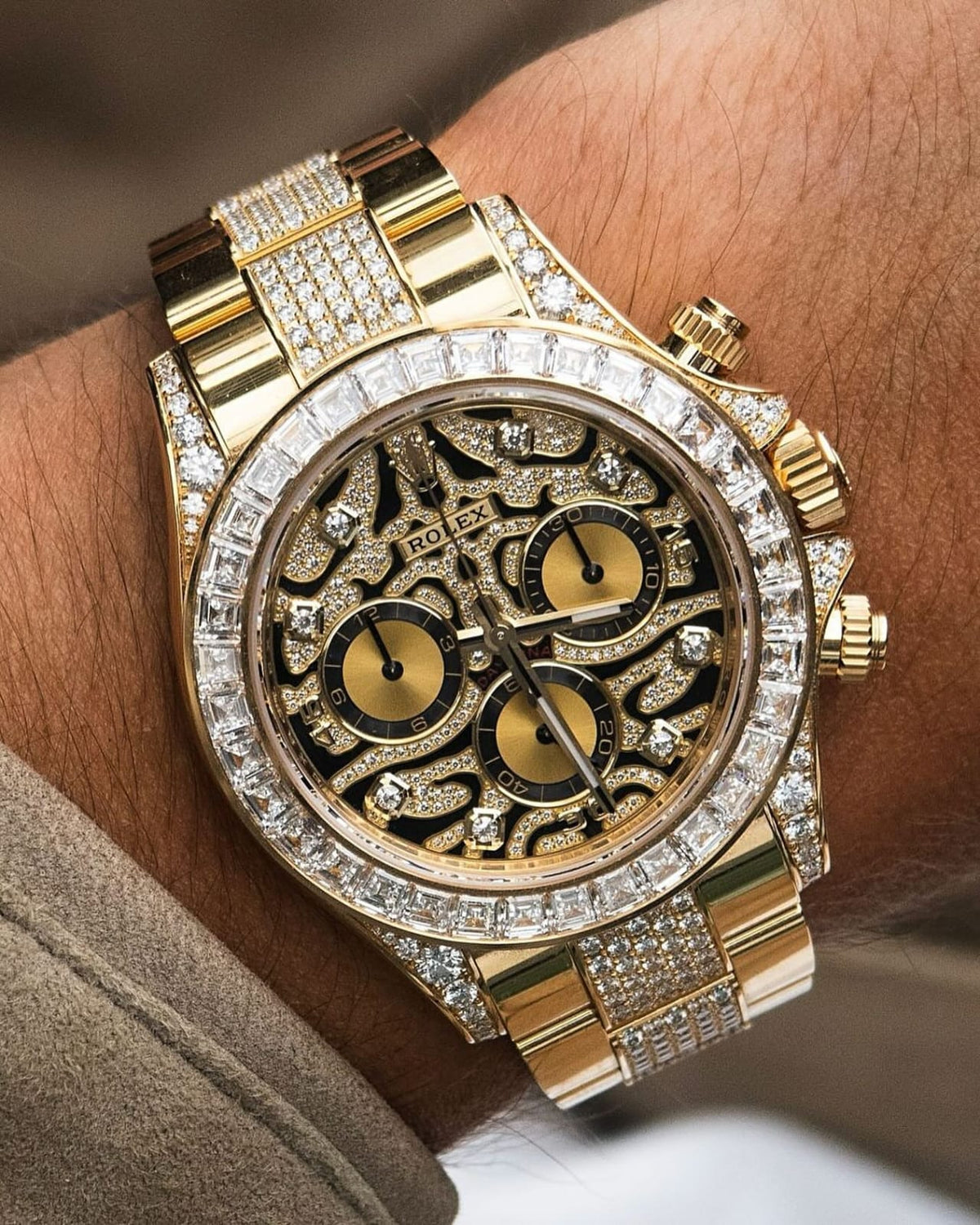 Rol.ex Oyster Perpetual Tiger Gold