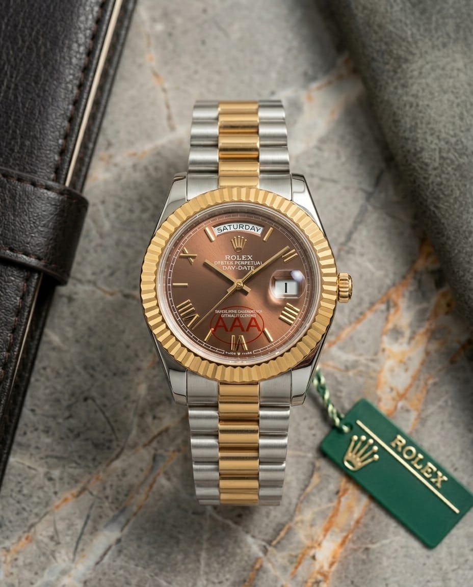 Rol.ex Oyster Perpetual Day Date Diamond 40 Battery