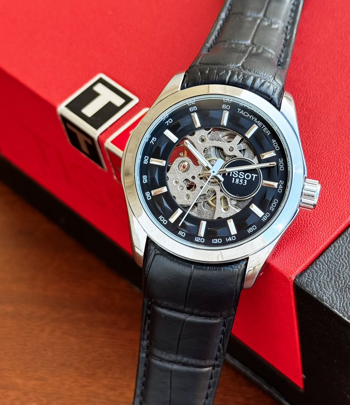 Tis.sot 1853 skeleton automatic