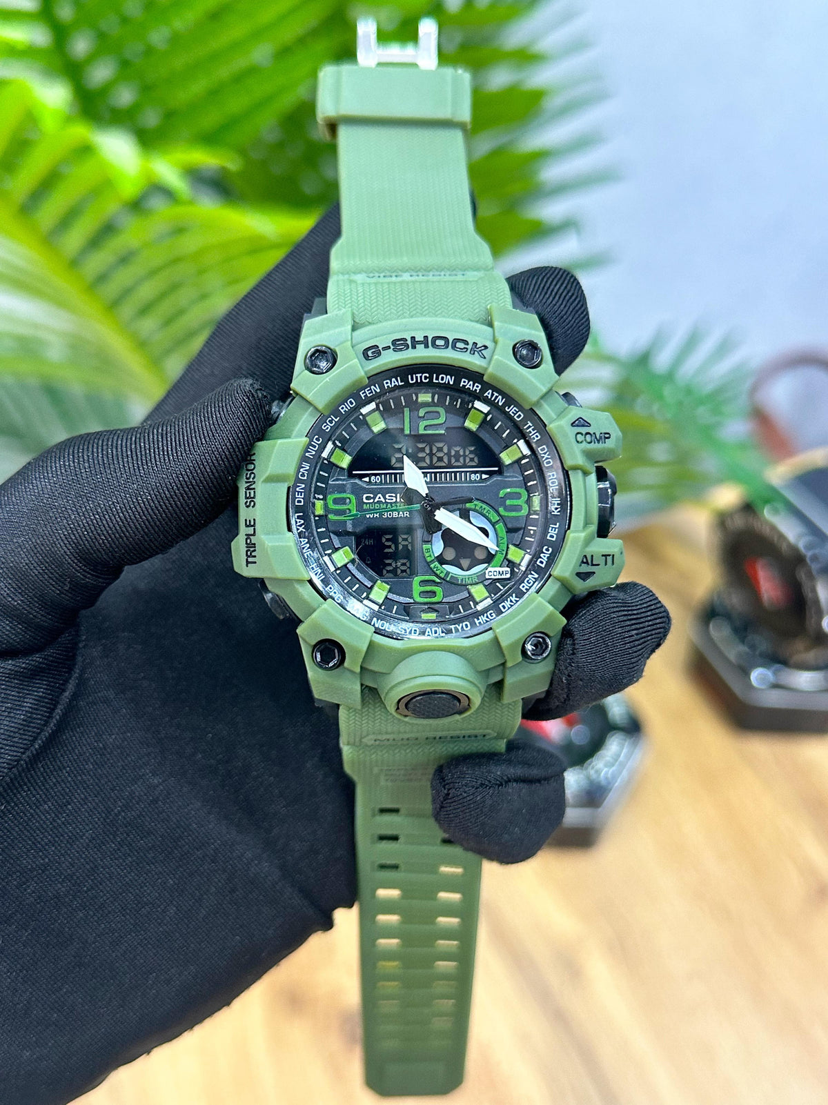 NEW G SHOCK MILITARY GREEN