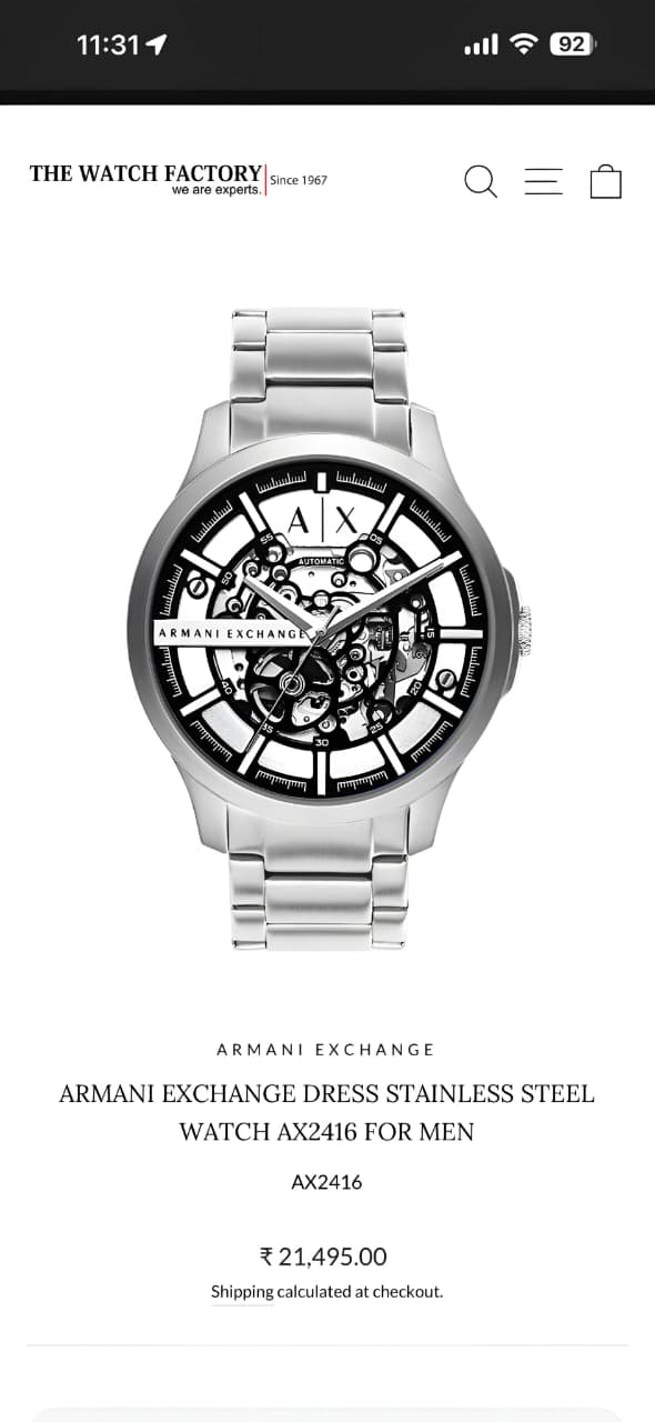 Ar.mani Exchange Ax2418