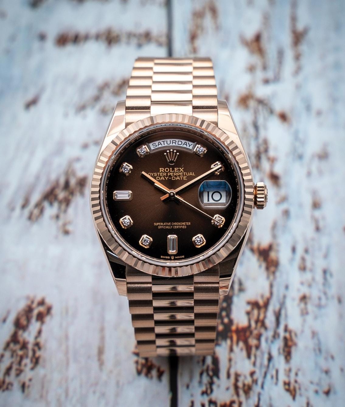 Rol.ex Oyster Perpetual Day Date 40 Battery Working Like Automatic
