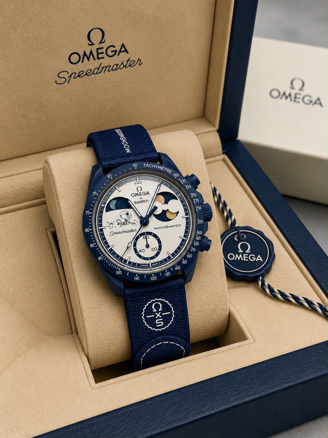 Om.ega Swatch Moon